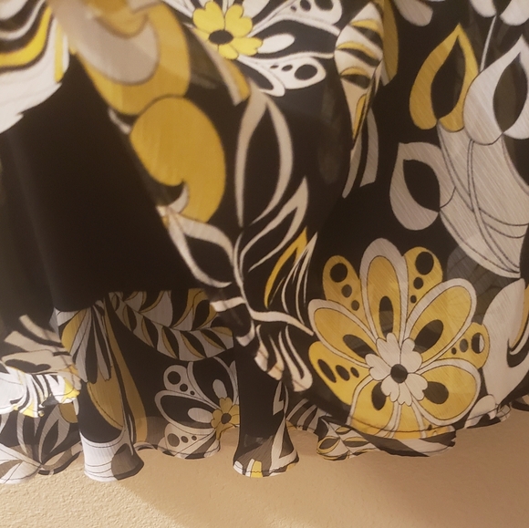 Kwoman Skirt polyester layered ruffle size 18 NWOT - Picture 6 of 7